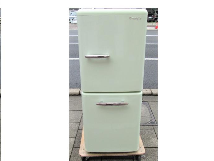 追加配送料4000円エリアI392 ⭐ 人気のレトロデザイン♪ e angle 冷蔵庫 (149L)